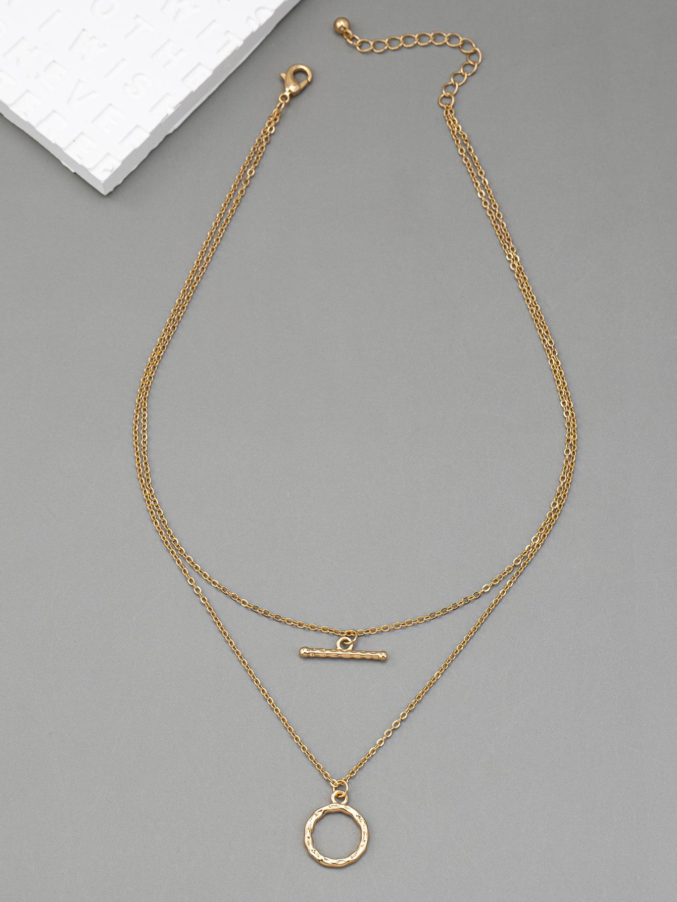 

Хит продаж, многослойное ожерелье, модное и универсальное, ощущение высокого класса, цепочка на ключицу для женщин