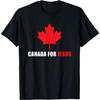 RUJUNMAN Canada for Jesus – Canadian Flag Cross Revival Graphic Funny T-Shirt