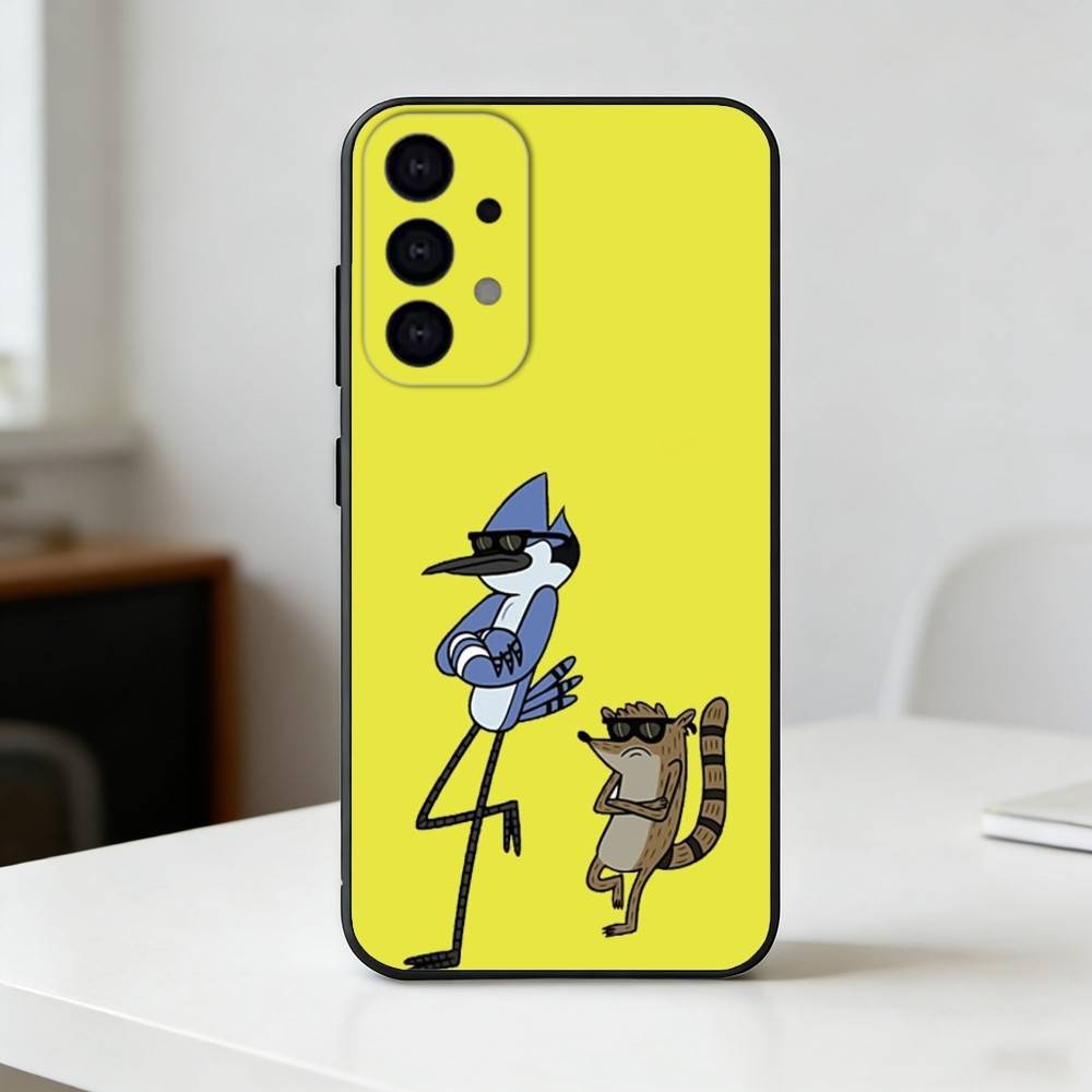 chill slacker mordecai     Phone Case For Samsung S25,24,23,22,30,21,10,9,Ultra,Plus,Lite Soft Black Case Samsung S225G