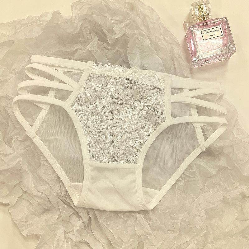 

Lace Embroidered Zodiac Red Low-Rise Cotton Thong Default