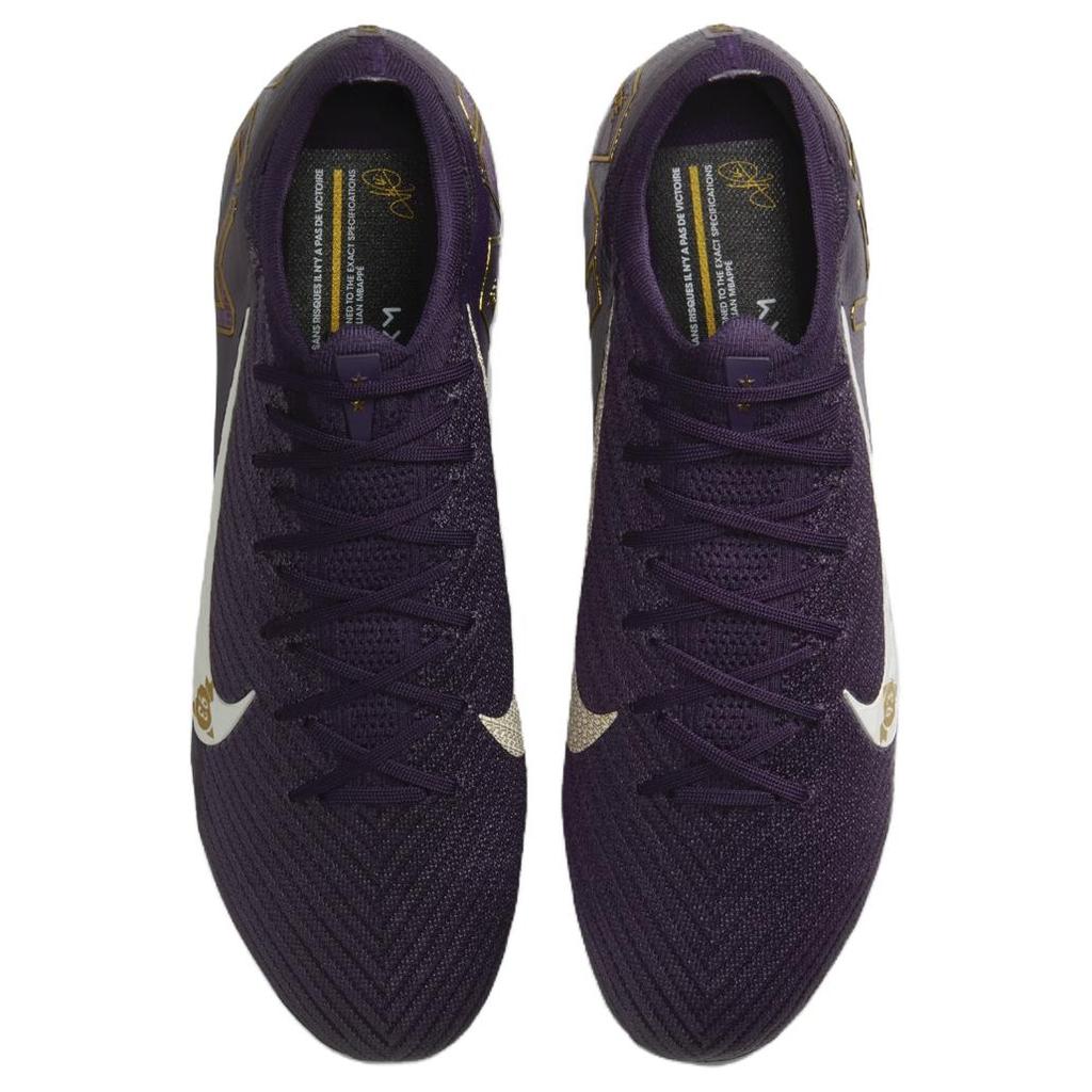 Nike Kylian Mbappé X Zoom Mercurial Vapor 16 Elite FG Grand Purple Men Sneakers Pale-Ivory FQ8683-500