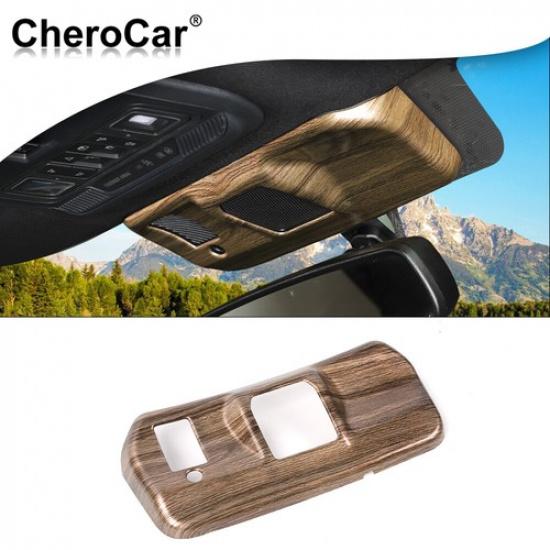 Inner Rearview Mirror Bracket Decor Cover Trim For Ford F150 -23 Wood Grain