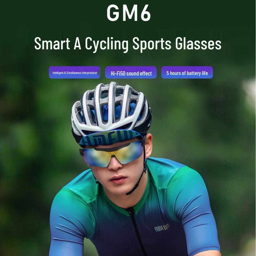 AI-Enhanced Windproof Sports Glasses: Trendy Cycling and Ski Goggles with Superior Sound Quality