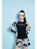 Women's Long Sleeve Sun Protection Slimming Swimsuit for Diving, Surfing, and Beach