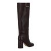 Salvatore Ferragamo Ovidio Knee High Boots Dark Brown