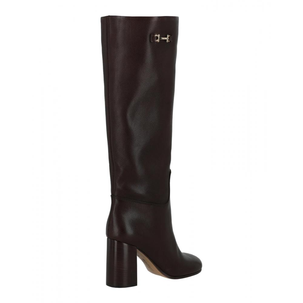 Salvatore Ferragamo Ovidio Knee High Boots Dark Brown