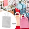 25 Pieces Clear Gift Bags Party Favor Wrap Reusable Supplies Tote for Shower Father's Day