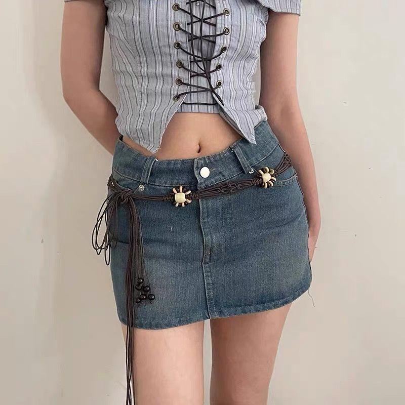 Fashionable Knot Vintage Design Waist Chain With Copper Coin Accents For A Touch Unique