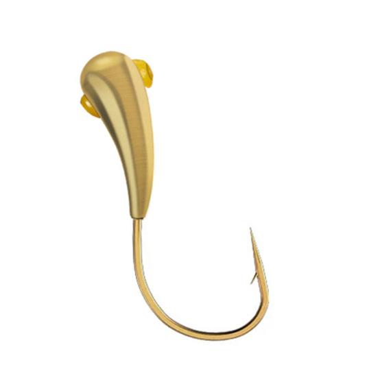 10 ks poutnických háčků s měděnou hlavou 45stupňový úhlový design vlčích zubů Velká tvrdost Vysokotlaké zploštělé rybářské háčky