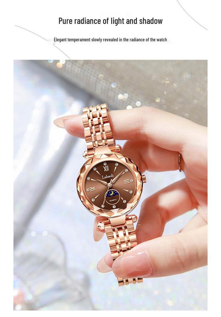 La Baoli Women's Waterproof Quartz Steel Wristwatch LA611