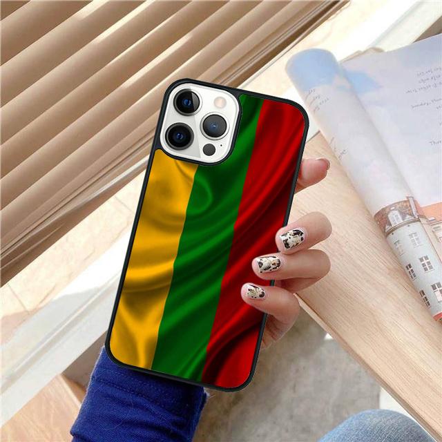 Lithuania Flag Phone Case Cover For iPhone 17 Air 16 15 14 13 12 Pro Max 11 Pro Max Plus Coque Shell