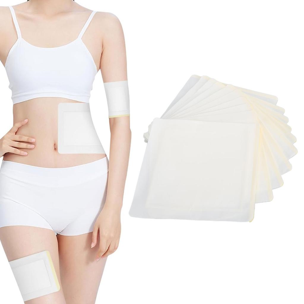 10pcs Disposable Castor Oil Pack Highly Absorbent Anti Leakage Skin Friendly Adhesive Castor Oil Pack