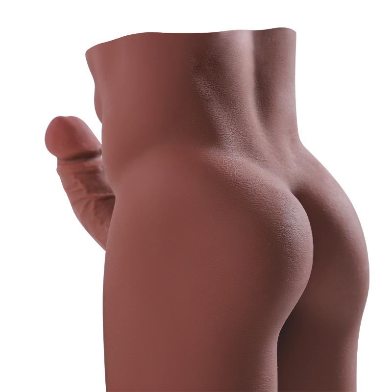 Masturbationsbecher für Erwachsene Sexpuppe Gebräunt Nackt Dildo Penis Analsex Frauen Männer Lesbisch Schwul Sexspielzeug für Erwachsene