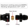 Male Flare To 5/16" Fuel Hardline Tube Fitting Adapter Connector Aluminum All