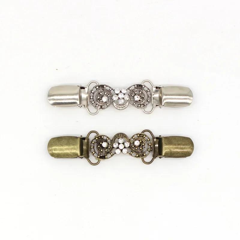 Cardigan Clip Sweater Shawl Clips Keeper Collar Duck-mouth Metal Clip Holder Garters Accessories Jewelry Gift