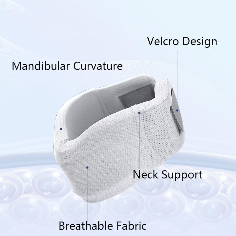 Ice Silk Soft Foam Neck Brace Cervical Collar Splint Stretcher Traction Neck Support Pillow Breathable Muscle Relax For Sleeping