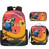 Adventure Time Backpack Set 3-Piece Comic Bookbag Shoulder Bag Pencil Case