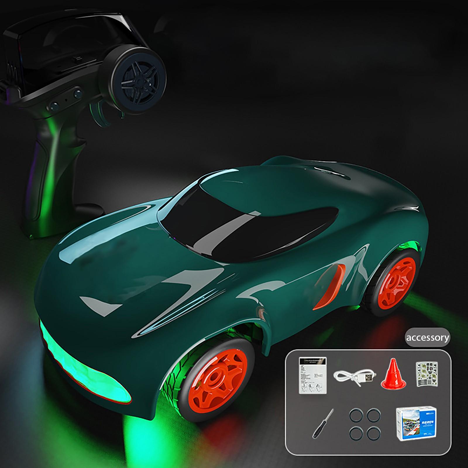 

Міні-кар для дрифту з повним приводом на дистанційному управлінні 1:64 ультрамаленьких високошвидкісних гоночних автомобілів на дистанційному управлінні, прохолодних легких іграшкових автомобілів One Size