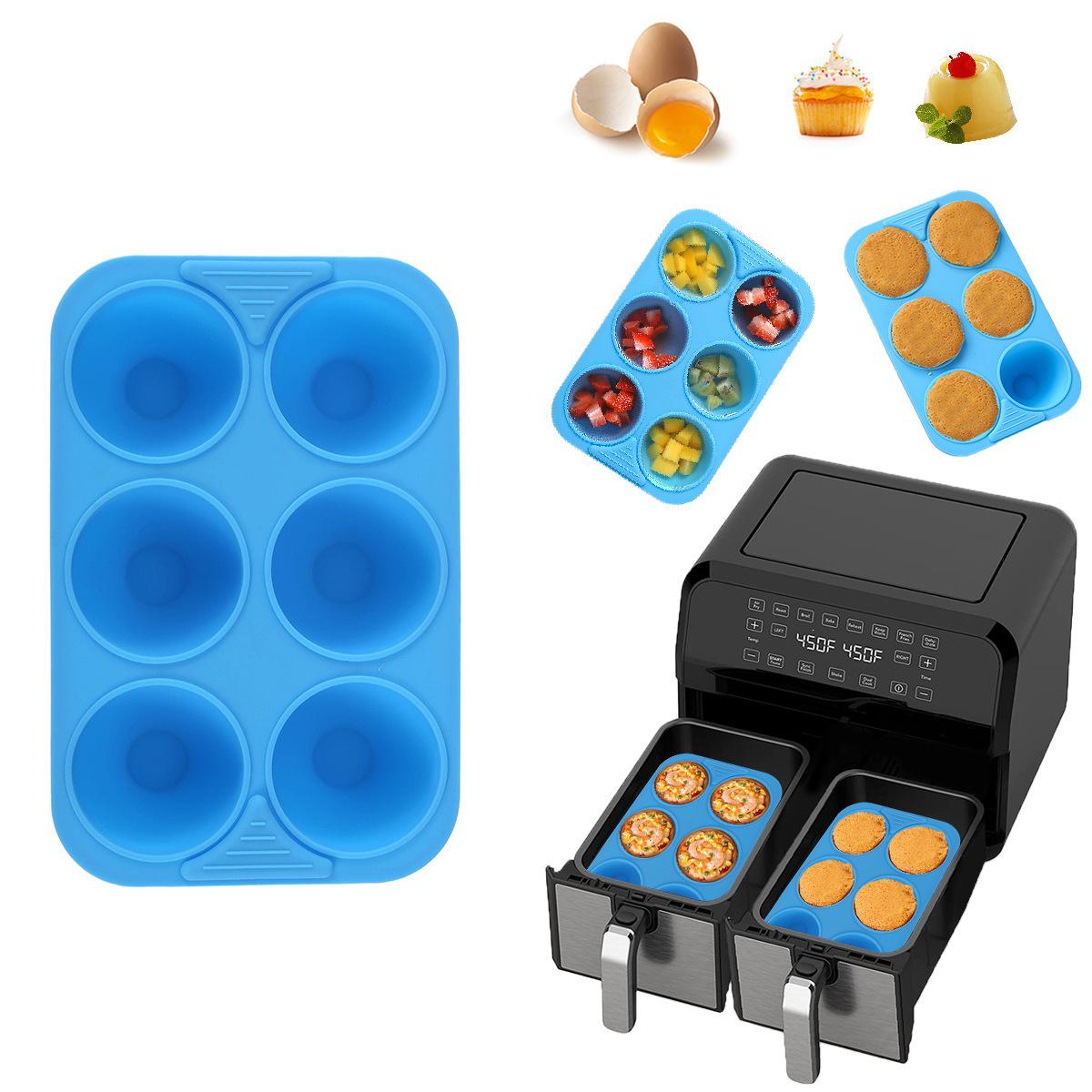 Silicone Rectangle Cake & Pudding Mold синий