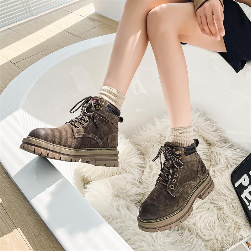 

Ботинки из ревеня мужские 2025 Groom флисовые ботинки Martin для пары американские ботинки для альпинизма и активного отдыха 2008-T 38