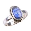 Natural Kyanite Gemstone Handmade 925 Solid Sterling Silver Gift Ring S.9 s9c14