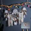 Nordic Five-Piece Feather Dream Catcher Wall Hanging Decor Set