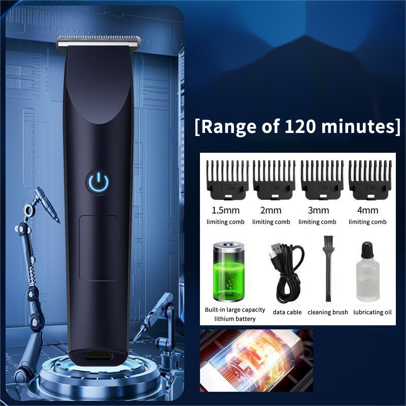 Electric Hair Trimmer Adjustable Cutter Head Design Men Professional Barber Cutting Shaving Machine Usb Charging For Home Salon