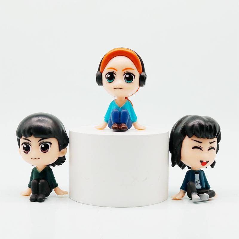 Stranger Things Collectible Figure Pack With Assembly For Kids And Fans