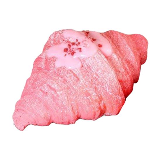 

Slow Rising Simulation Croissant Squeeze Toy Stress Relief Bread Shape Sensory Toy Decompression Simulated Food Fidget Stress Ball розовый