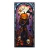 Halloween Window Cling Waterproof PVC Skull Spider Pumpkin Witch Grim Reaper Static Glass Sticker Home Office Party Decoration Decal