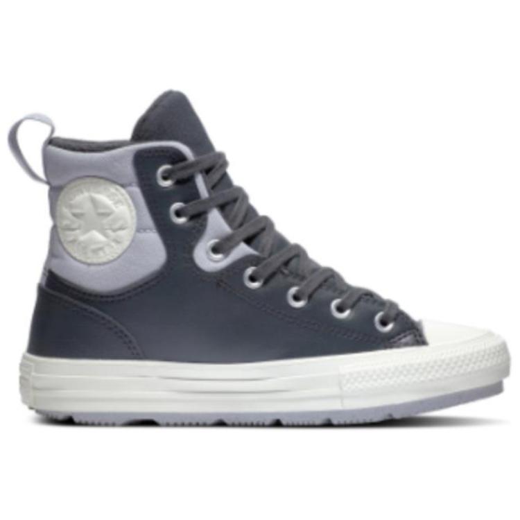 Converse Chuck Taylor All Star Berkshire Boot Durable Shock Absorption High Top Canvas Shoes Unisex Sneakers Gray A01331C