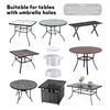 1.63Inch Patios Table Umbrella Hole Rings Plug Pool Umbrella Sleeve StabilIty Hole Insert for Gardens Yard and Poolside