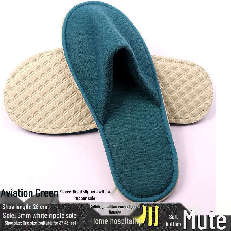 Coffee Disposable Non-Slip Indoor Slippers for Home, Guests, and Hotels