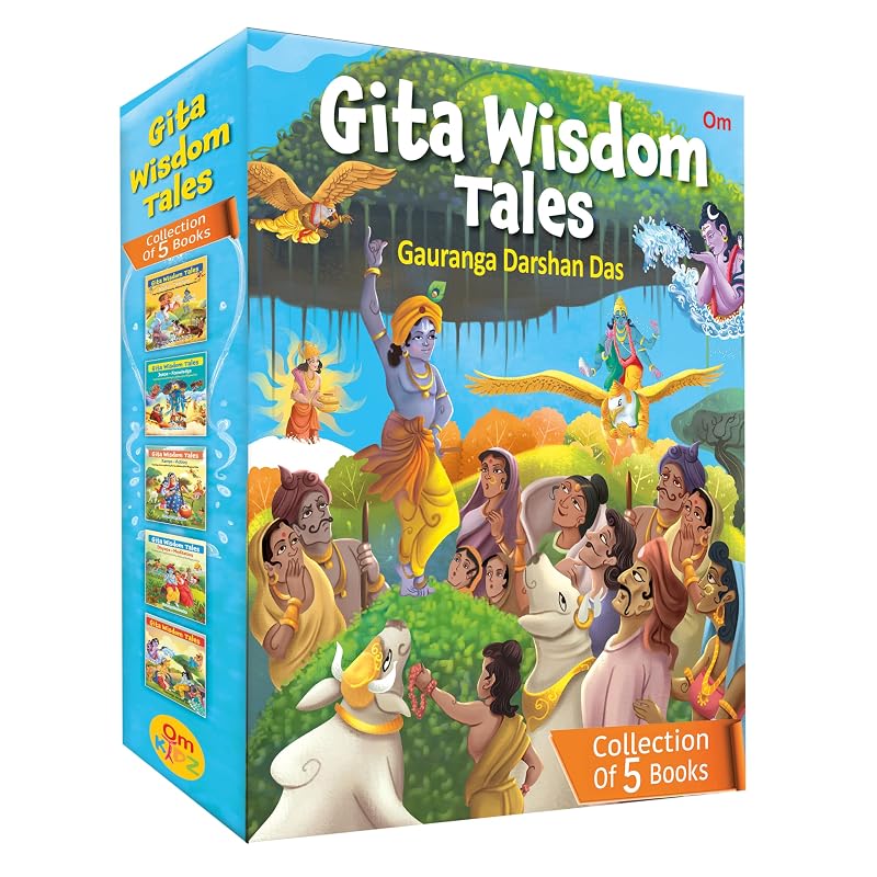Gita Weisheitsgeschichten: Sammlungen von Büchern Boxset Religiöse Bücher für Kinder