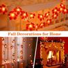 2/3/6M Christmas Decoration Artificial Maple Leaf Leaves LED Light String Lantern Garland Home Party DIY Deco Halloween New Yea