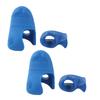 4PCS Rubber Violin Bow Hold Teaching Aid Blue Violin Bows Hold Grip  For ViolinTraining