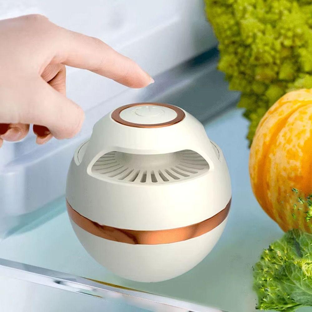 Plastic Refrigerator Deodorizer White/Green Odor Eliminator Mini Air Purifier  Kitchen