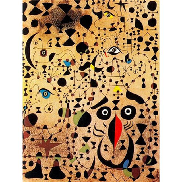 Joan Miro Surrealismus Umělecké Plakáty a Reprodukce Obrazy na plátně Obrazy na zeď Moderní Abstraktní Dekorativní Home Decor Bez rámu