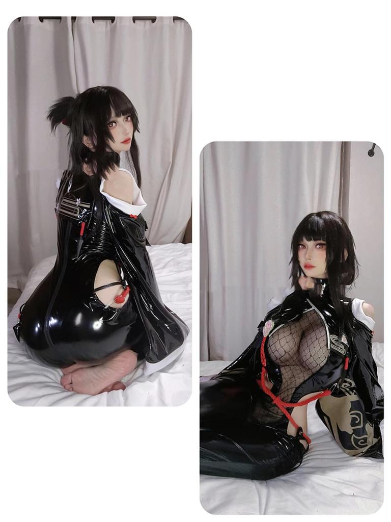 COSSA Victory Goddess NIKKE Sakura Cosplay Costume Queen Rabbit Outfit Halloween (Size M, Sakura)