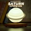 Magnetic Levitating Saturn Lamp Auto Rotation Wooden Base Floating Saturn Light Creative Home Decor Desktop Ornament Gift