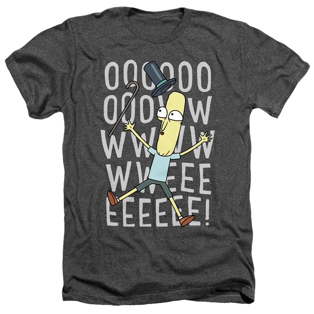 Rick And Morty Oowweeeee Heather Mens T Shirt Black Officially Licensed M