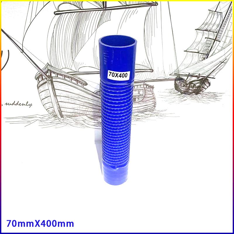 Blue Silicone Flexible Hose  ID30-100mm Length 400mm Air Intake Pipe Radiator Tube High Pressure Temperature R