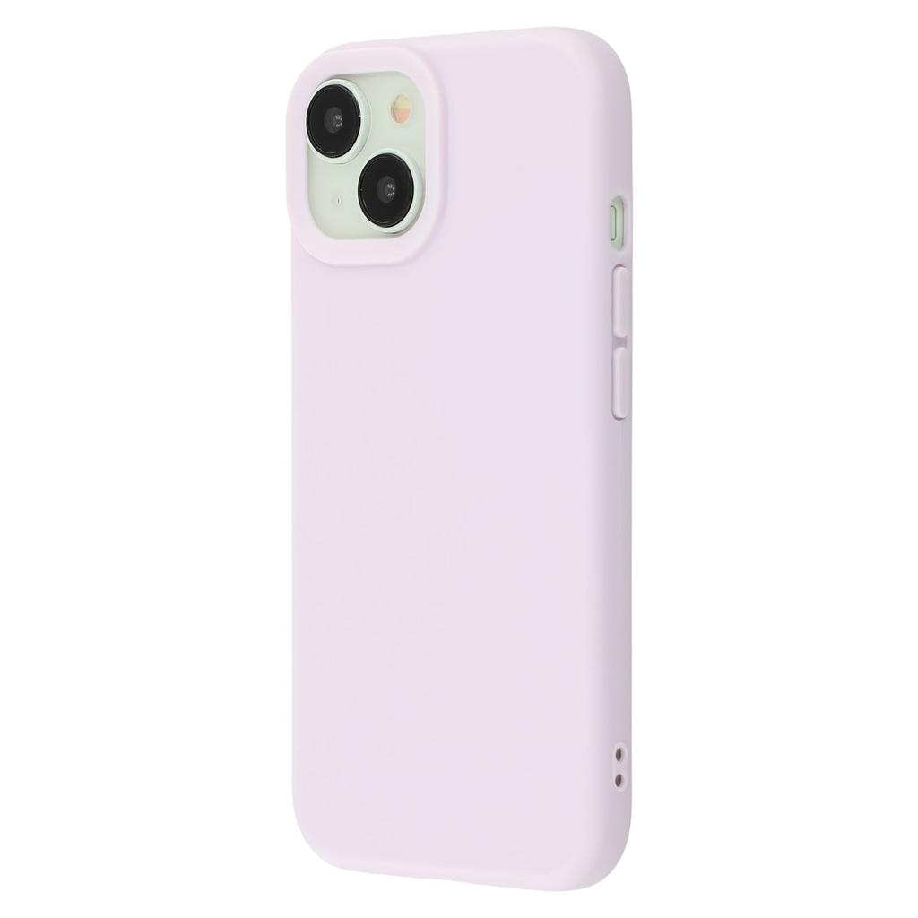 Pro iPhone 15 Pouzdro 2,0 mm Tlusté Jednobarevné Měkké TPU Kryt Zadní Strany Telefonu Výřez pro Velký Objektiv