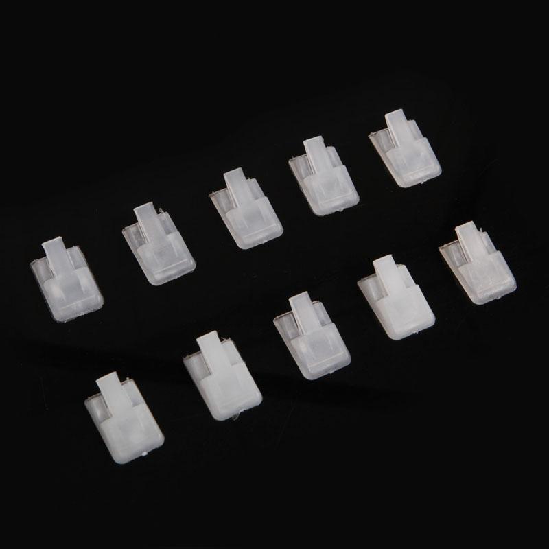 A52E 10Pcs/set Finger Ring Stand Showcase Ring Display Drawer Plastic Ring Storage