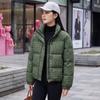 Winter new plaid cotton clothes women's short thickened warm stand-up neck cotton-padded clothes jacket loose casual bread clothes