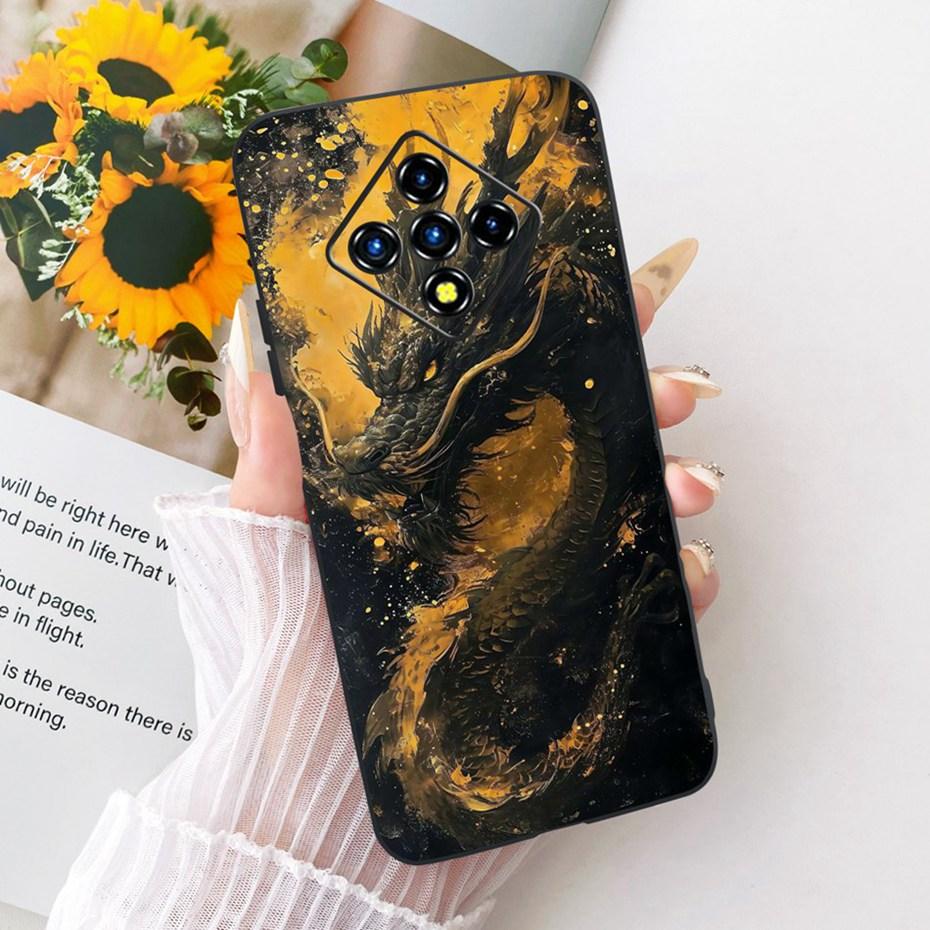 Fashion Cool Case For Infinix Zero8 Zero8i Soft Black Silicone TPU Back Cover For Infinix Zero 8 8i X687B X687 Phone Cases