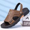 Beach Sandals Men's Summer Waterproof Sandals Soft Sole Men's Sandals Dual-purpose Cool Slippers