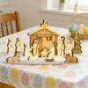 Wooden Empty Tomb Easter Decoration Jesus Resurrection Scene Table Sign Home Office Table Shelf Catholic Religious Ornament Christian Gifts