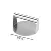 Burger Press Stainless Steel Non-Stick Meat Beef Grill Round Square Hamburger Smasher for Patty Maker Barbecue Cooking Supplies