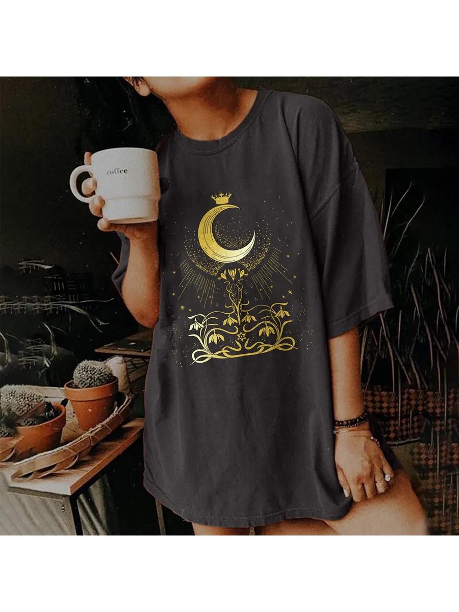 Oversized Russia USA America Printed T-shirt XL